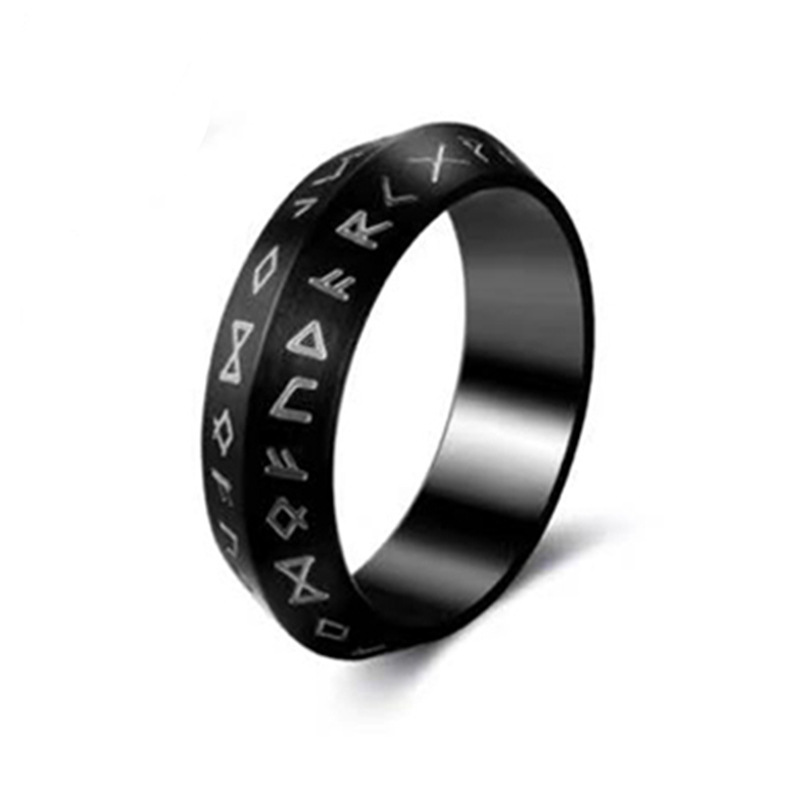 Fashion Titanium Steel Unisex Ring
