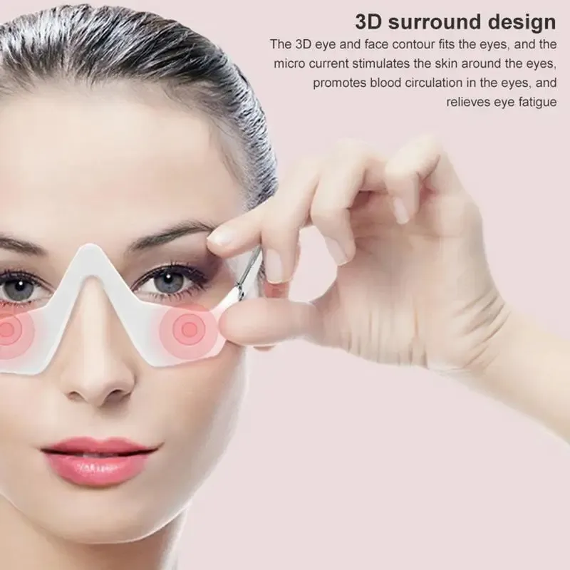 3D Eye Beauty Instrument Micro-Current Pulse Eye Relax Reduce Wrinkles And Dark Circle Remove Eye Bags Massager Beauty Tool – image 10