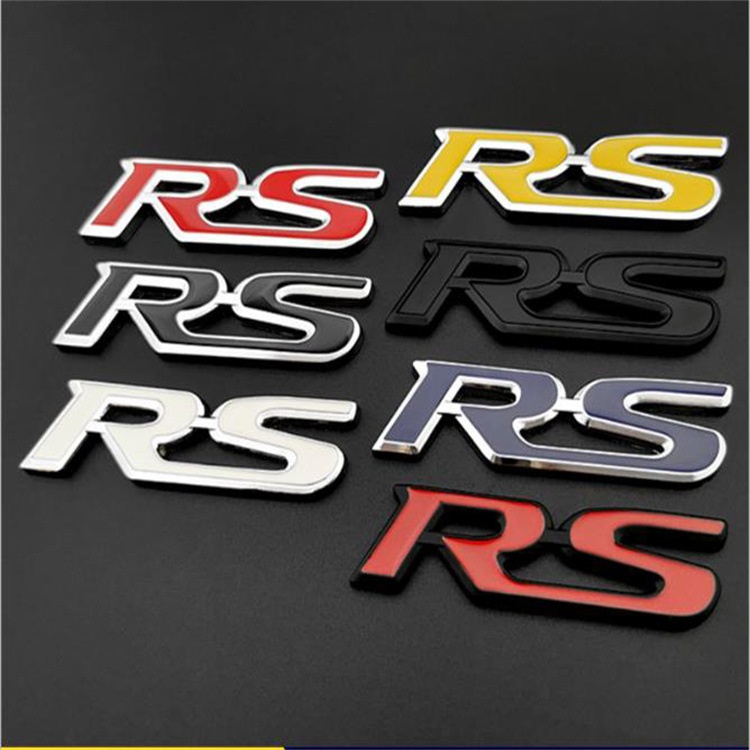 Car Decoration Sticker Personality Stickers Pure Metal Tail Tag Stereo Car Stickers