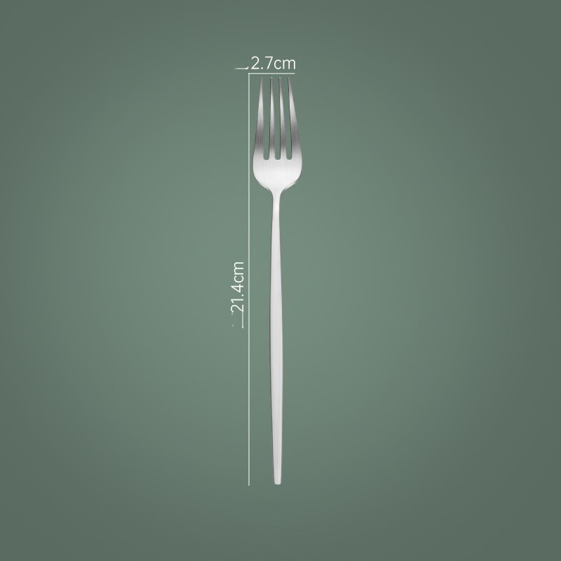 Silver Matte Dinner Fork