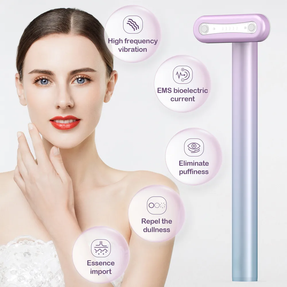 Wand Skin Care EMS Micro-current Introduction Rotatable Vibration Face