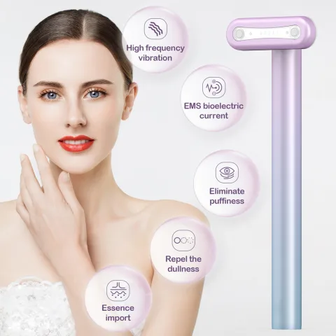 Wand Skin Care EMS Micro-current Introduction Rotatable Vibration Face