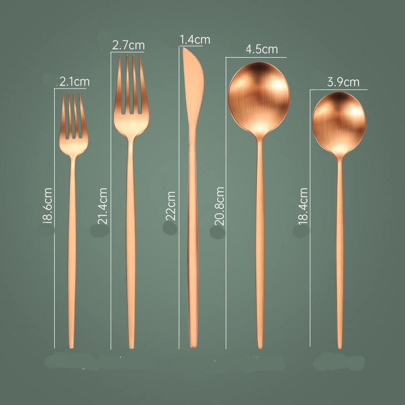 Rose Gold Five Main Pieces