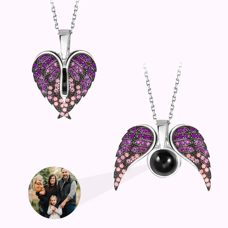 Love Angel Wings Necklace Ladies