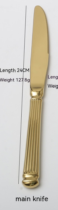 Golden Dinner Fork