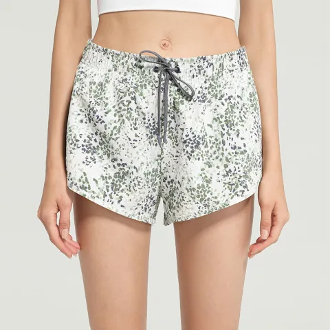 Floral Sports Shorts for Women