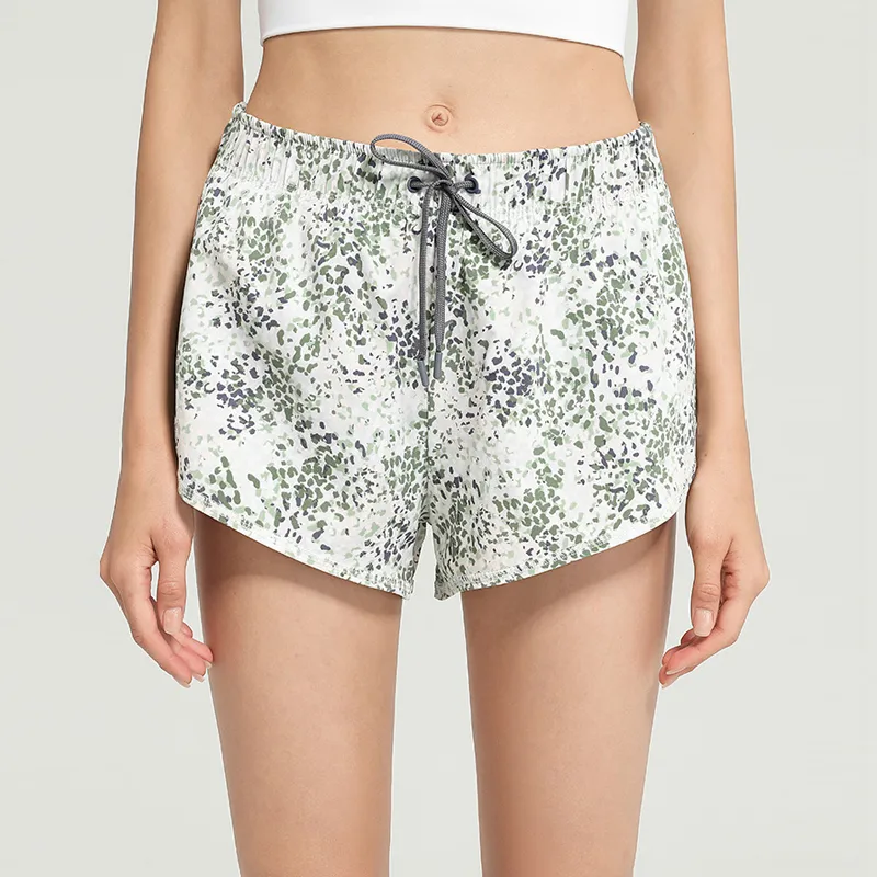 Floral Sports Shorts for Women