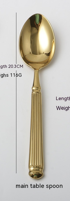 Golden Main Meal Spoon