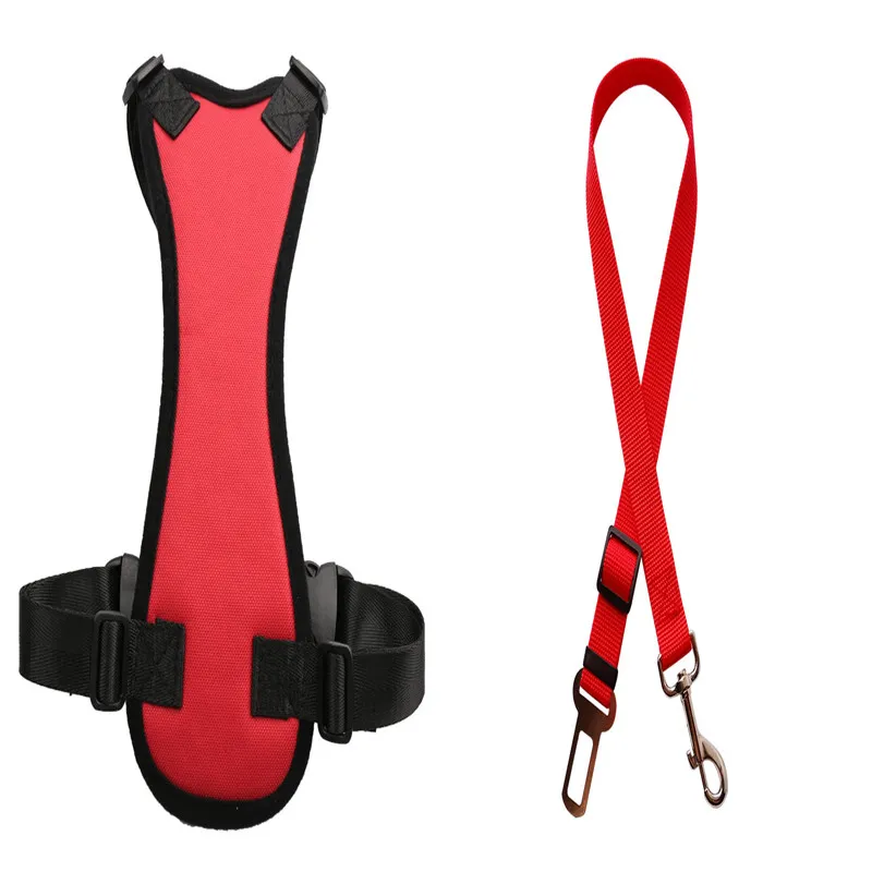 Car Seat Belts For Pets - Red