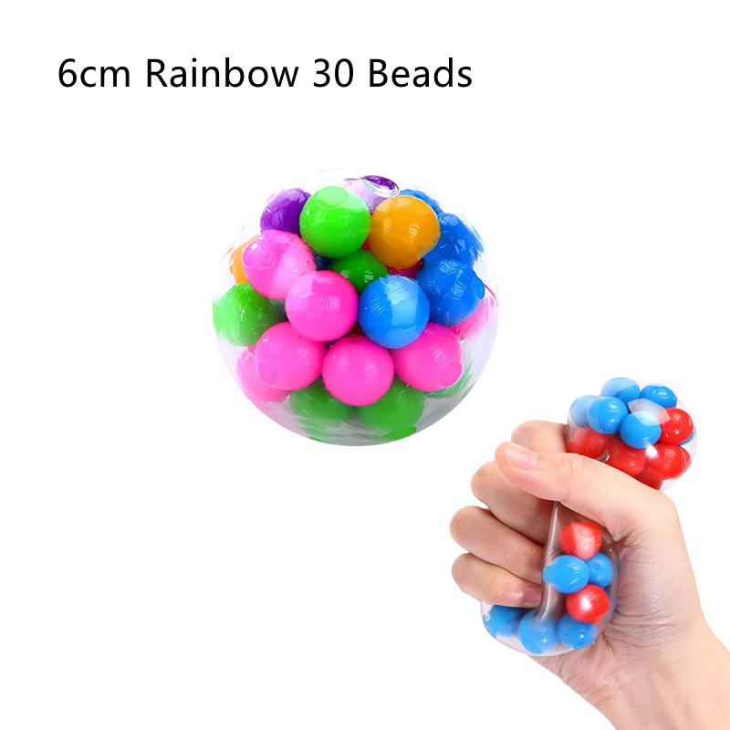 6cm Rainbow 30 Beads