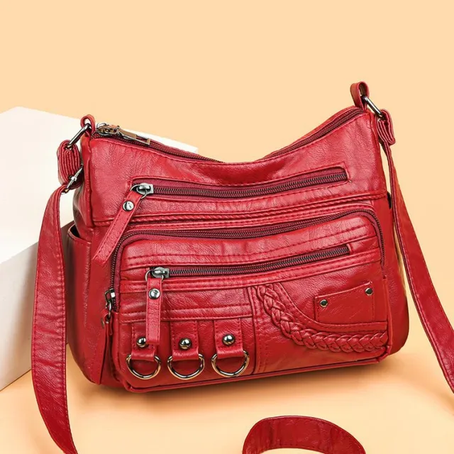 Women's Fashion Casual Shoulder Messenger Bag Red - Shop at LoveMi