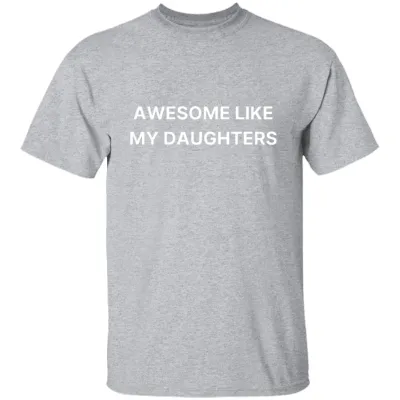 Like My Daughter, It's Amazing Short Sleeved Women Light Grey - Shop at LoveMi