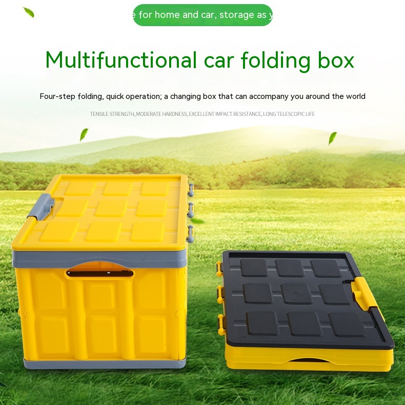 Car Plastic Folding Box Multifunctional Glove Compartment - Image 21