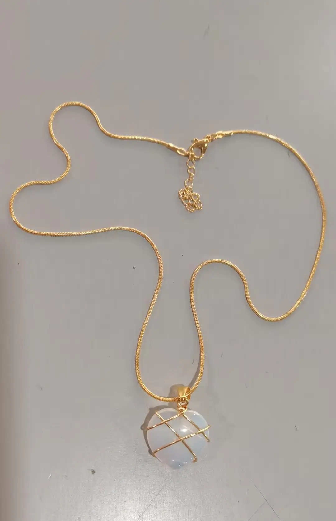 Fashion Moonstone Necklace for Cartoon Princess Love Girl Necklace Novelty