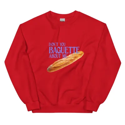 European American Fashion Floral Print Crew Neck Long Stick Bread Sweatshirt Red - Shop at LoveMi