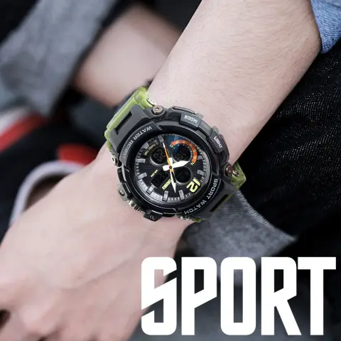 Men's Outdoor Sports Waterproof Electronic Watch