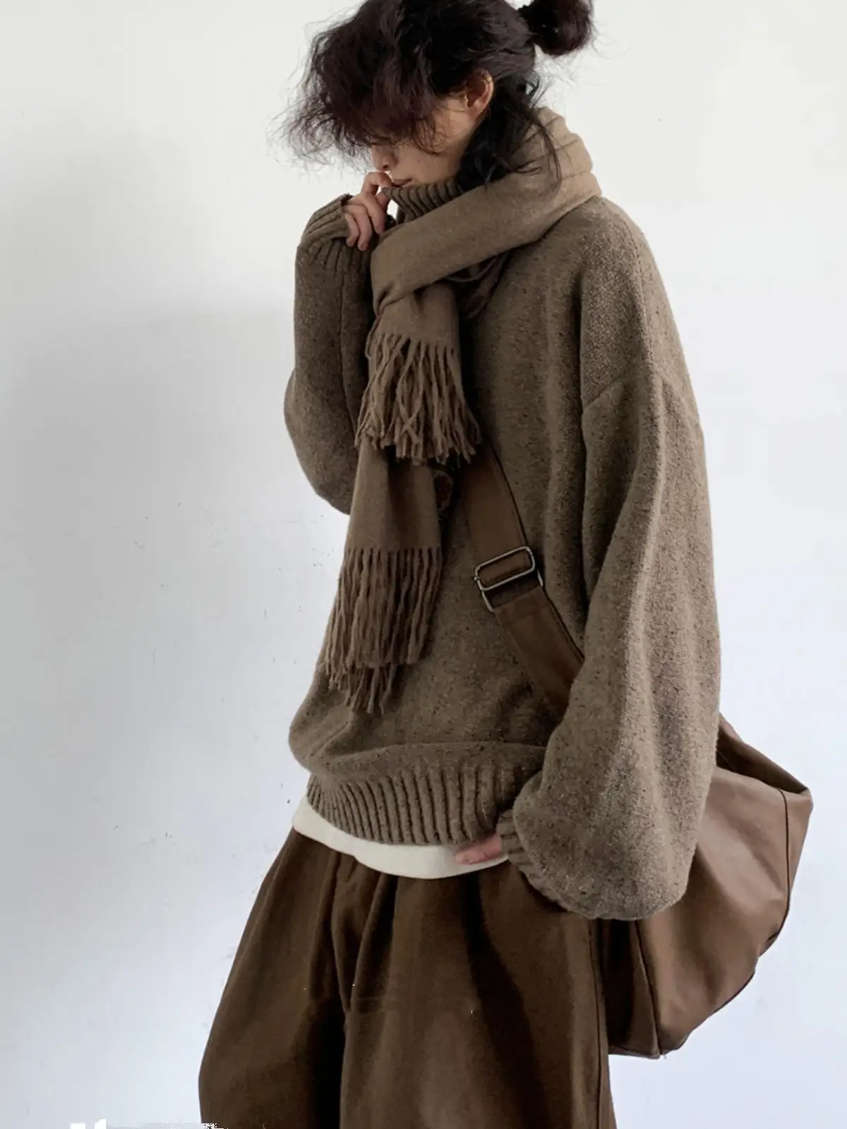 Turtleneck Sweater Men's Pullover Knitting Bottoming Shirt