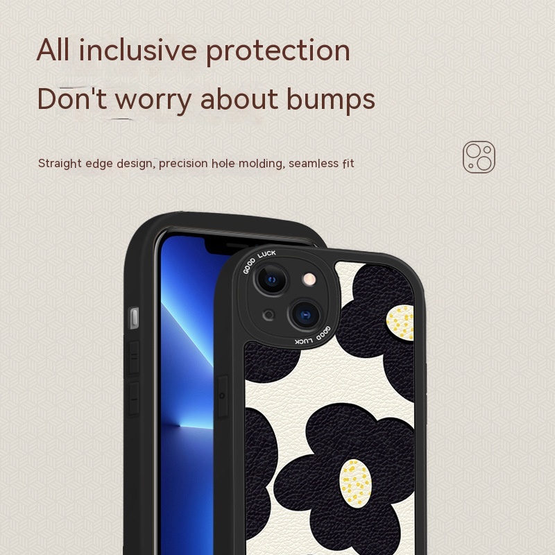 Summer New Anti Drop Plastic Flower Phone Case