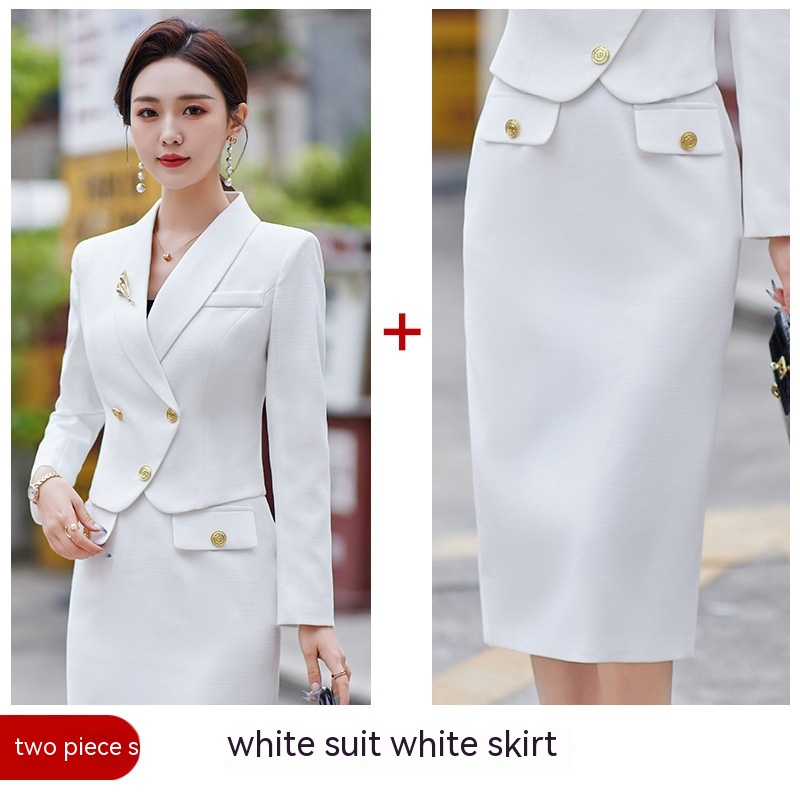 White Suit Skirt