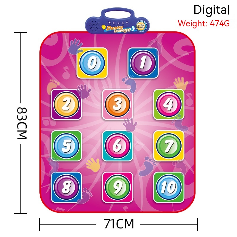 English digital dance blanket