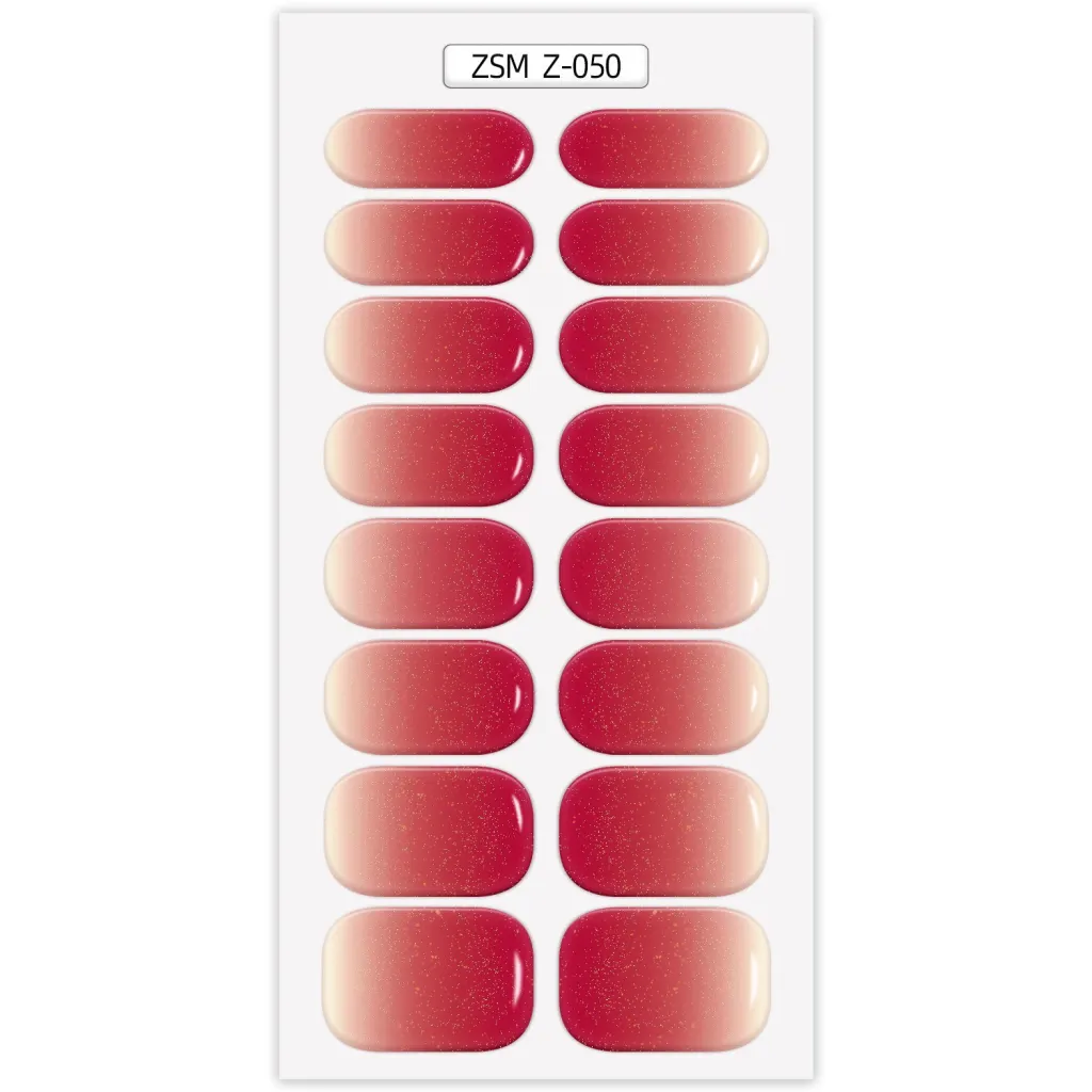 Waterproof Anti-overflow Semi-curing Gel Nail Stickers - Nail Tip Nail Filing Strip
