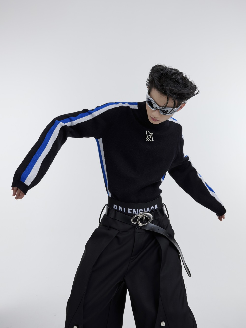 Men's Designed Slim Fit Sweater