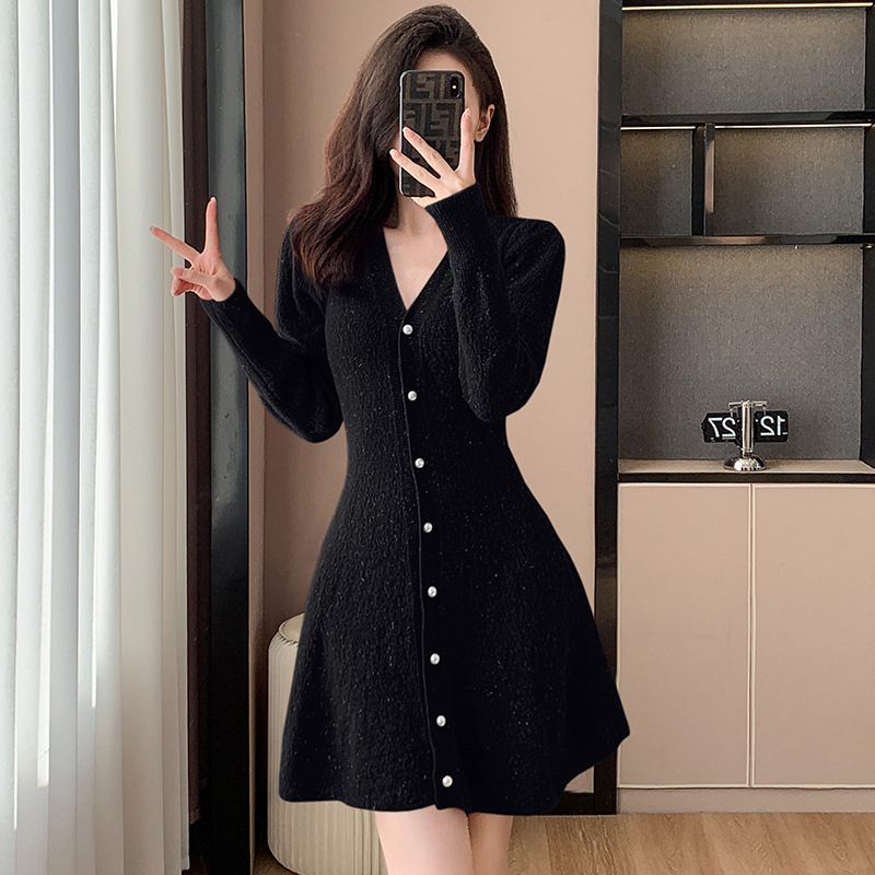 Casual New Year Christmas Shirt Waist-tight Temperament Dress - Image 5