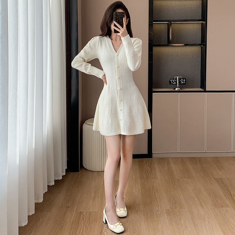 Casual New Year Christmas Shirt Waist-tight Temperament Dress - Image 6