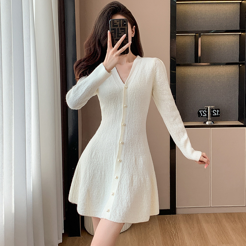 Casual New Year Christmas Shirt Waist-tight Temperament Dress - Image 4