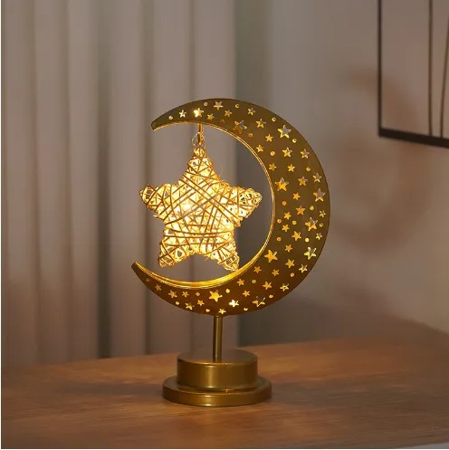 LED Modeling Lamp Creative Personality Iron Moon – image 6