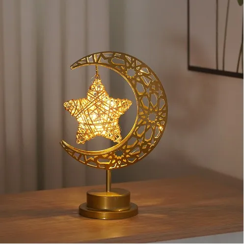 LED Modeling Lamp Creative Personality Iron Moon – image 8