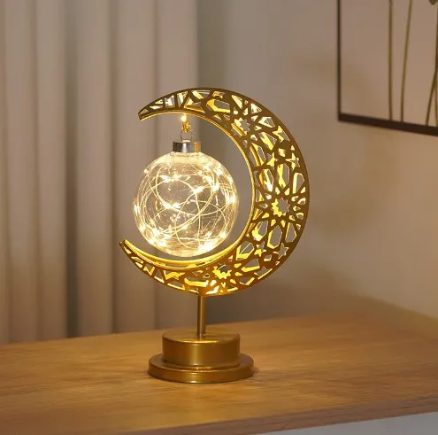 LED Modeling Lamp Creative Personality Iron Moon – image 9