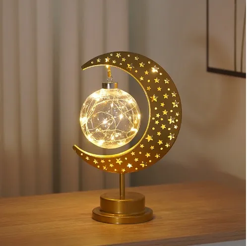 LED Modeling Lamp Creative Personality Iron Moon – image 7