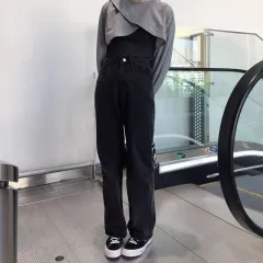 Love Embroidered High Waisted Jeans For Women - Black - View 1