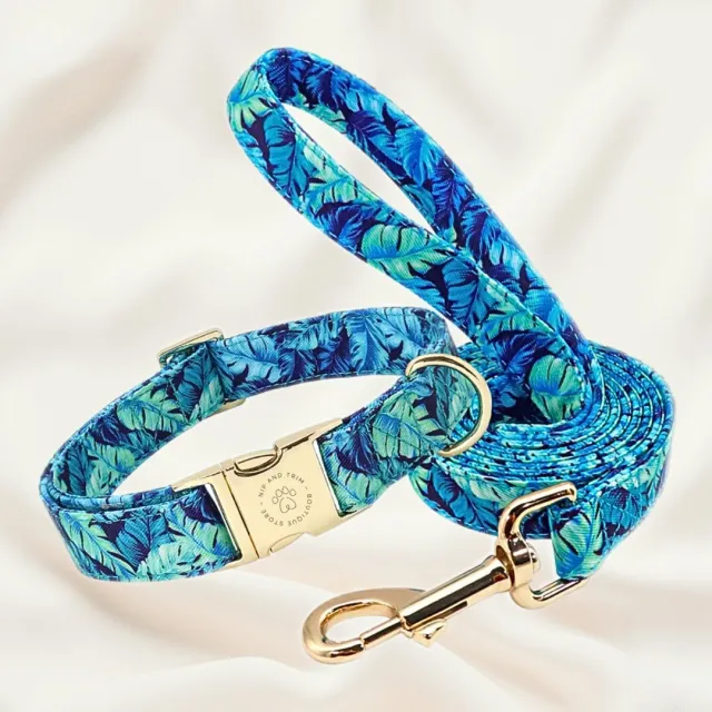 Dog Tag Custom Dog Collar Lettering Identity Card Blue Collar Leash - Shop at LoveMi