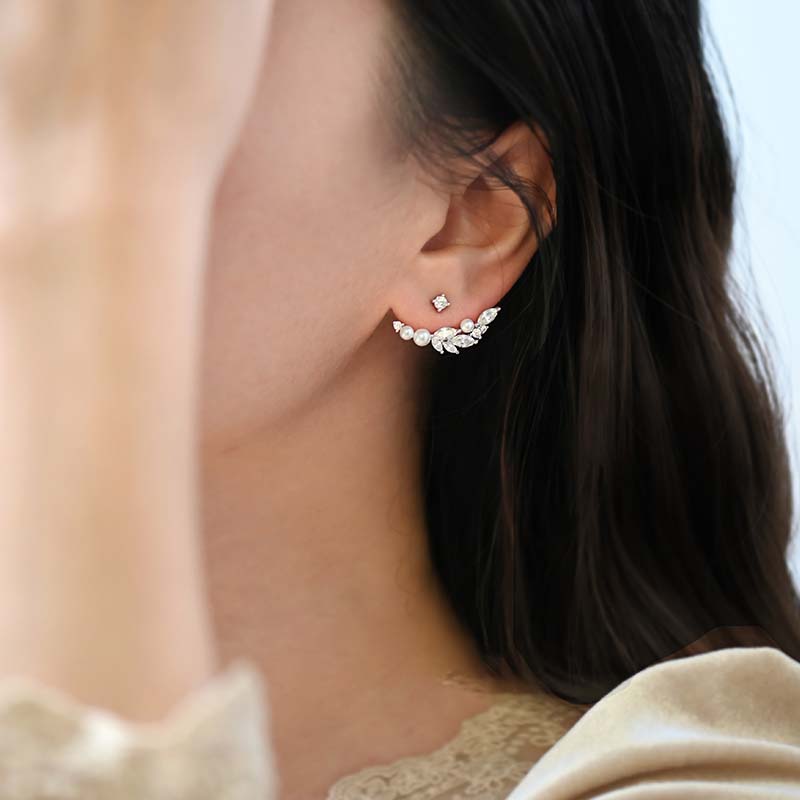 Women's Instagram Simple And Luxury Fashion Wings Earstuds Jewelry