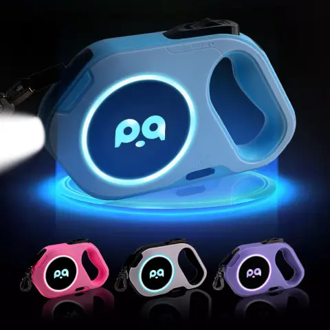 New LED Light Dog Leash Automatic Retractable Outdoor Cool