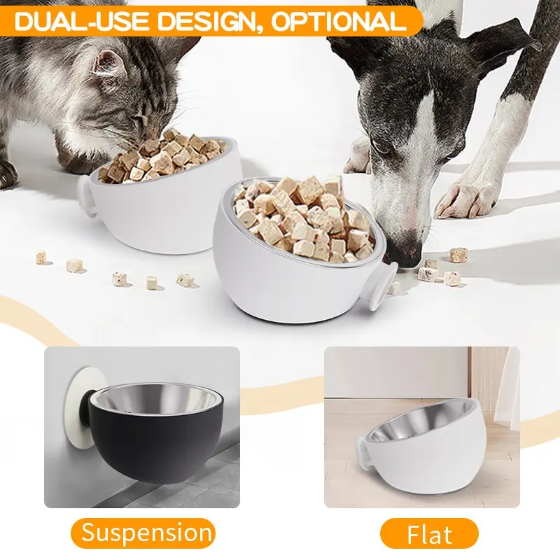 Magnetic Pet Bowl Cat Feeder Dog Foodbowl