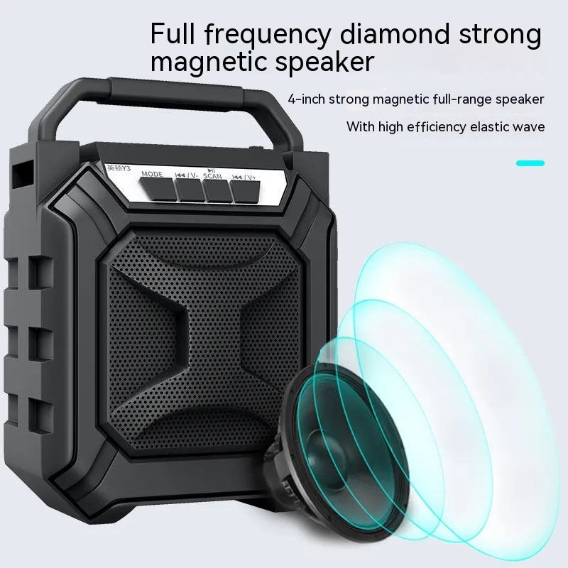 Bluetooth Speaker Outdoor Portable Radio Wireless Portable - Image 4