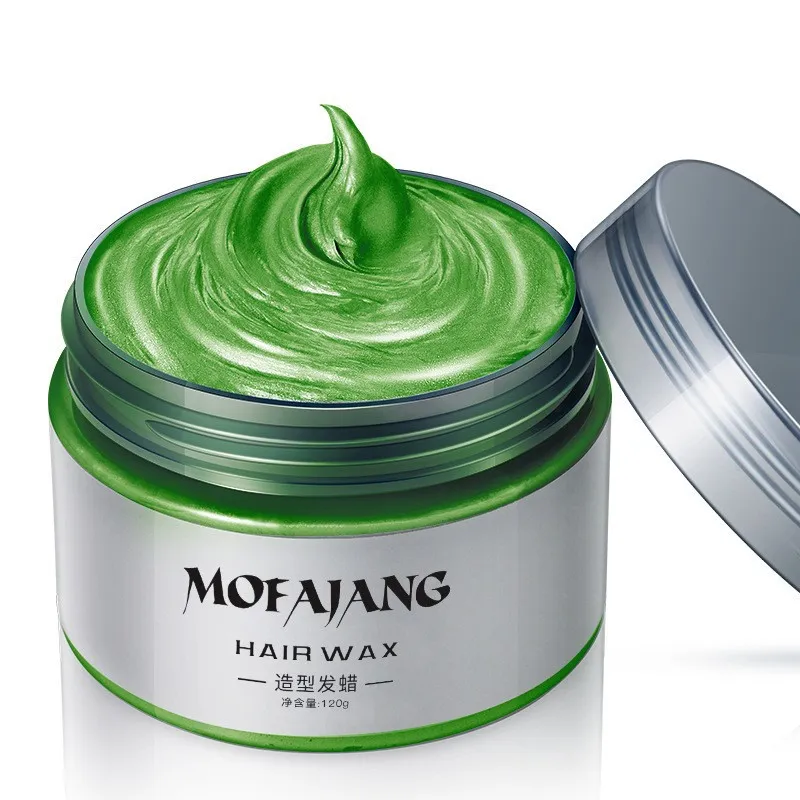 Grandma Grey Hair Wax, Colored Hair Mud, Popular And Continuously Styling Hair Products - Green
