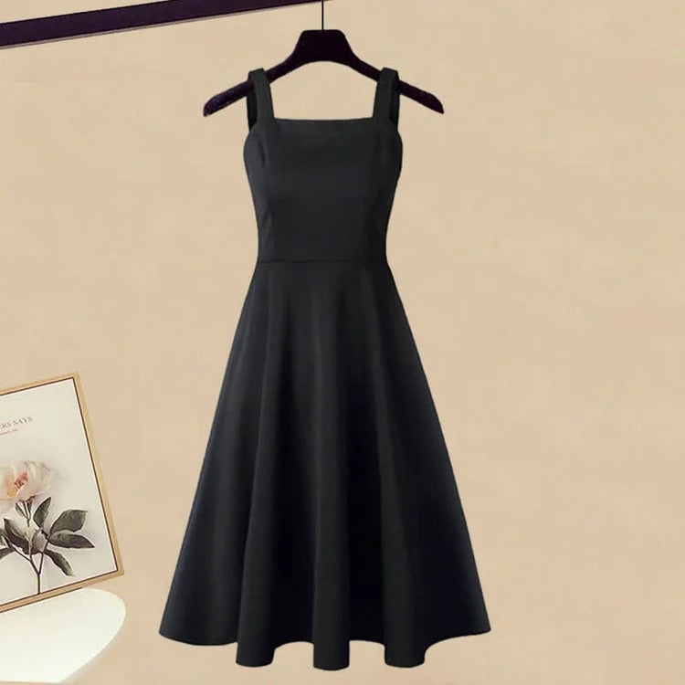 Black Suspender Skirt