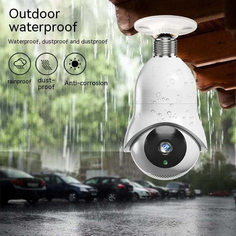 Dual Band Outdoor Night Vision High-definition Light Bulb Monitoring