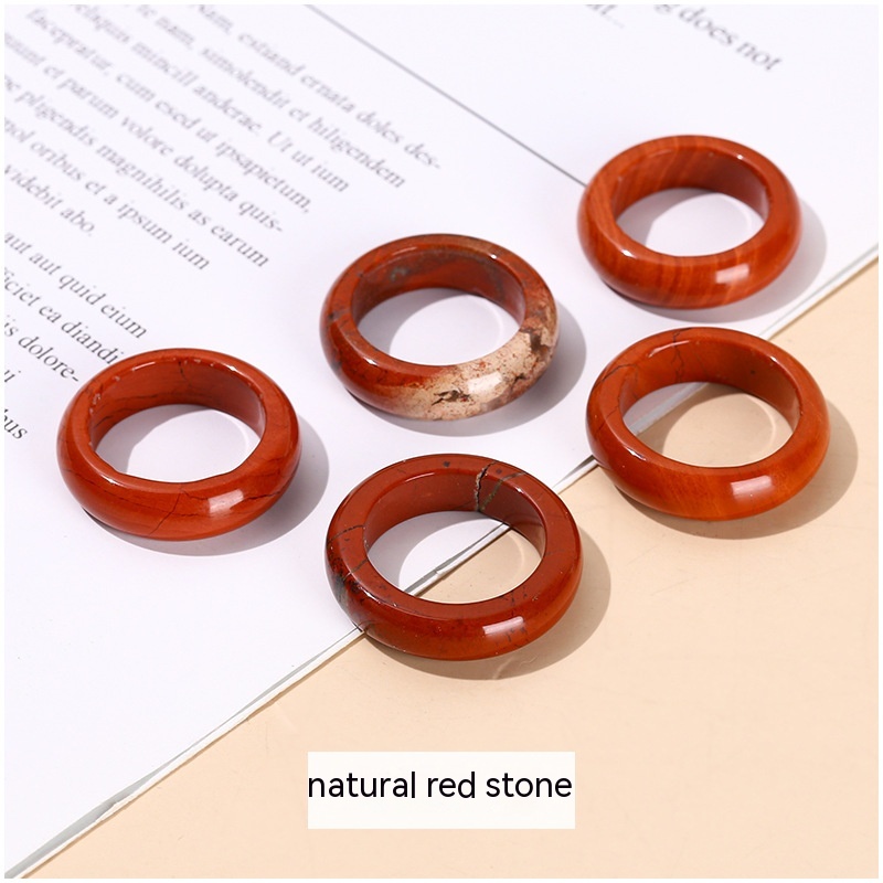 Natural Red Stone Ring