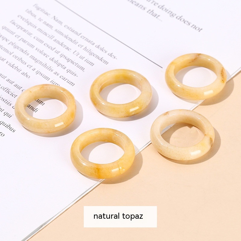 Natural Topaz Ring