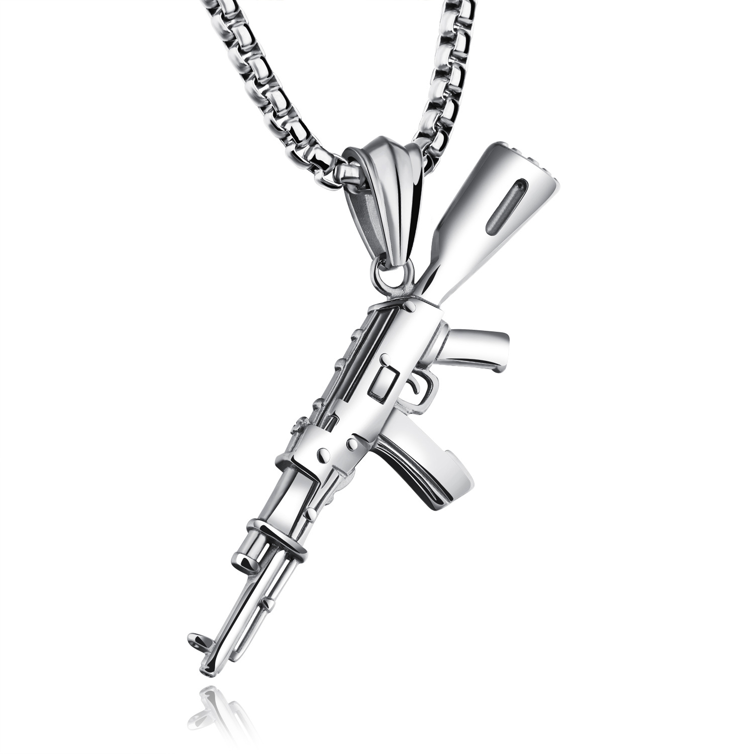 Silver Pendant With Chain