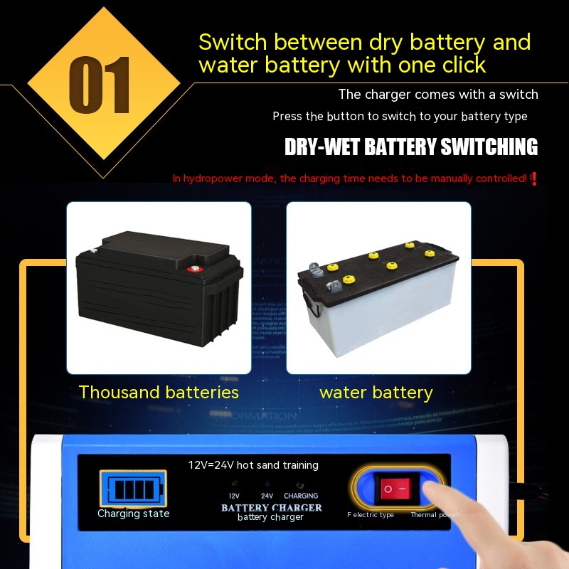 Car Motorcycle Storage Battery Charger - Image 4
