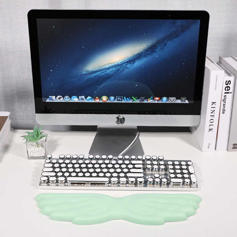 Leather foam solid color three-dimensional wrist pad - Image 7