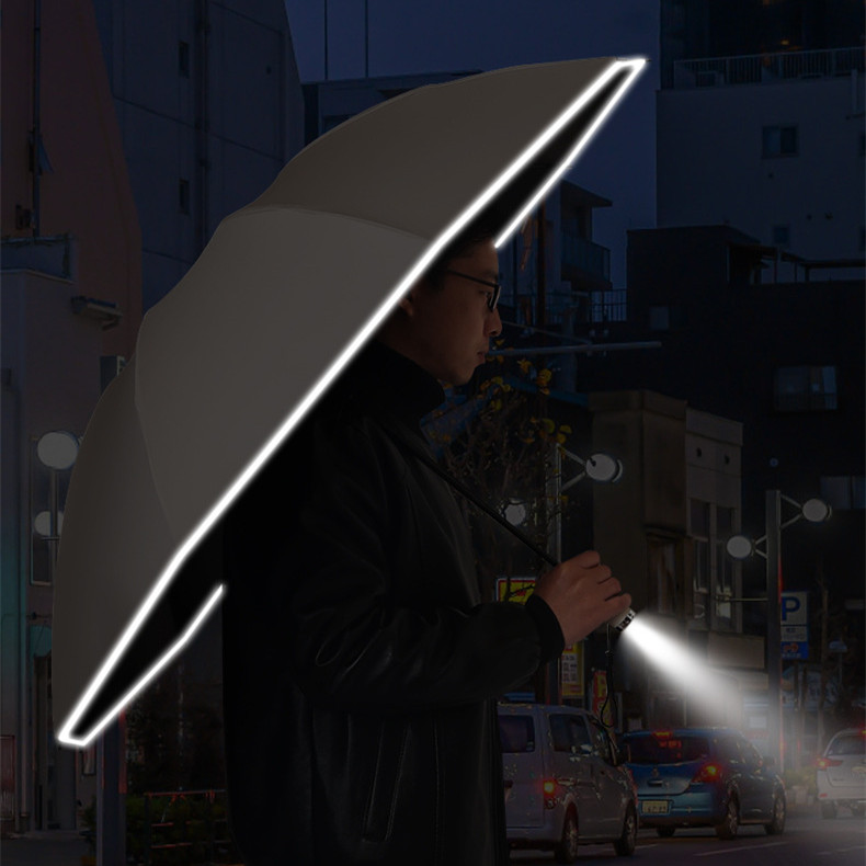 Full-automatic Shrink Rain And Rain Dual-use Thickened Large Car Reverse Sun Protection UV Umbrella - Image 4