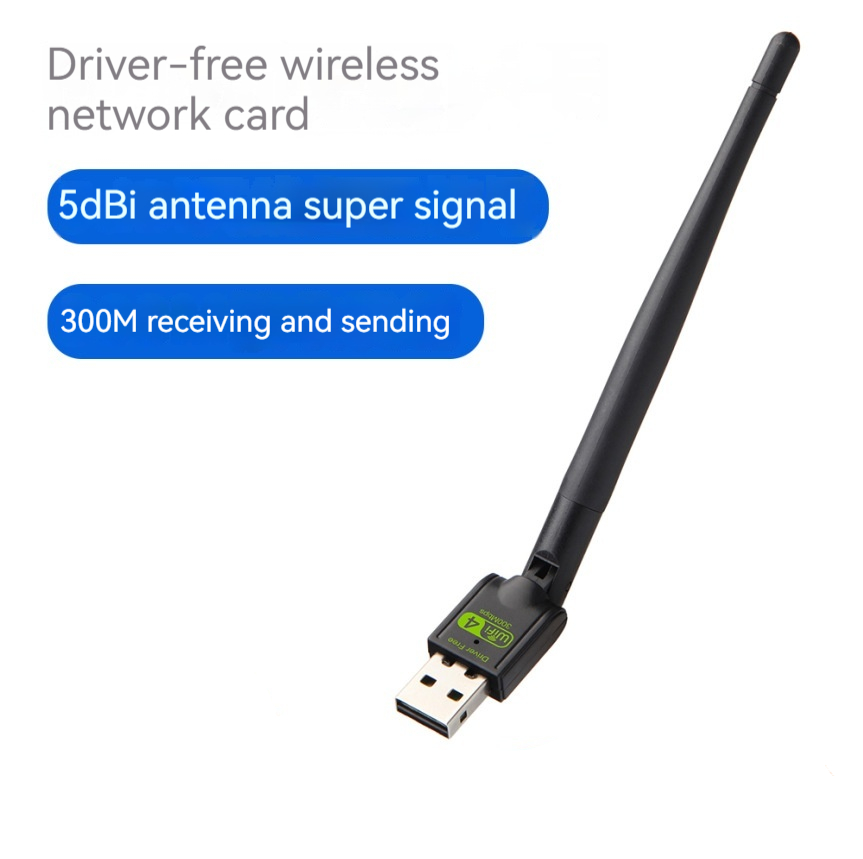 Driver-free 300M Wireless Card USB External
