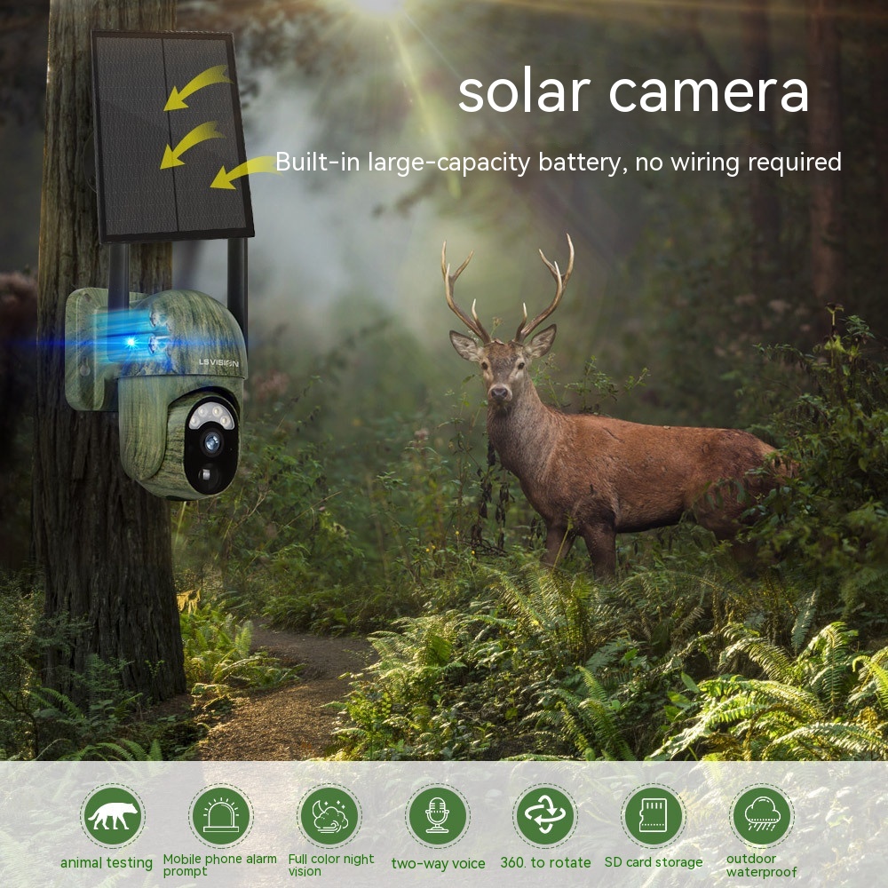Camouflage 4G Solar Camera With Low Power Consumption And High-definition Full Color — foto 3